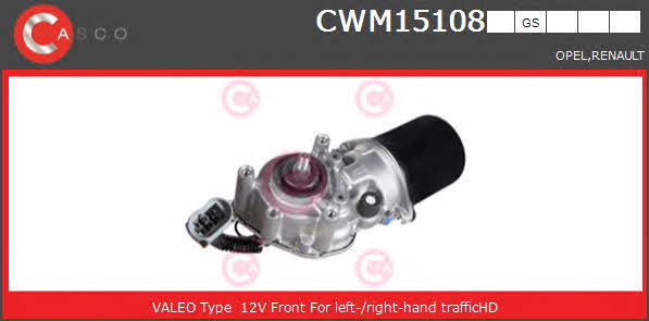Casco CWM15108GS Мотор склоочисника CWM15108GS: Купити в Україні - Добра ціна на EXIST.UA!