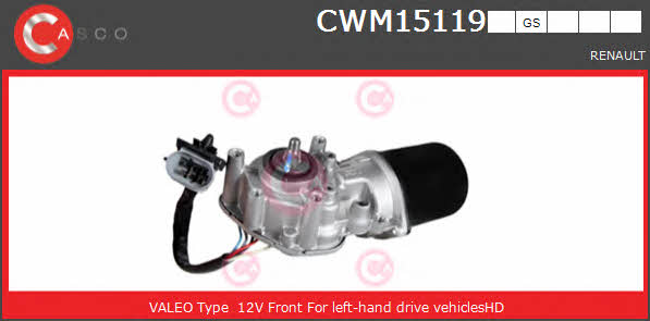 Casco CWM15119GS Мотор склоочисника CWM15119GS: Приваблива ціна - Купити в Україні на EXIST.UA!