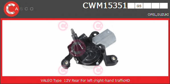 Casco CWM15351GS Мотор склоочисника CWM15351GS: Купити в Україні - Добра ціна на EXIST.UA!