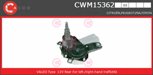 Casco CWM15362GS Мотор склоочисника CWM15362GS: Купити в Україні - Добра ціна на EXIST.UA!