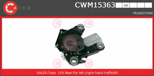 Casco CWM15363GS Мотор склоочисника CWM15363GS: Купити в Україні - Добра ціна на EXIST.UA!