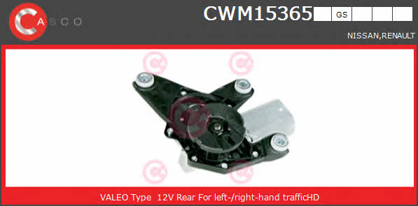 Casco CWM15365GS Мотор склоочисника CWM15365GS: Купити в Україні - Добра ціна на EXIST.UA!