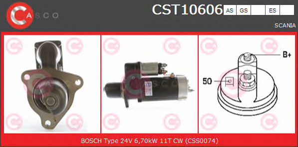 Casco CST10606GS Стартер CST10606GS: Купити в Україні - Добра ціна на EXIST.UA!