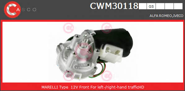 Casco CWM30118GS Мотор склоочисника CWM30118GS: Купити в Україні - Добра ціна на EXIST.UA!