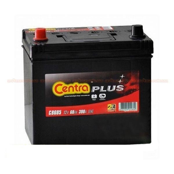 Батарея аккумуляторная Centra Plus 12В 60Ач 390A(EN) R+ Centra CB605