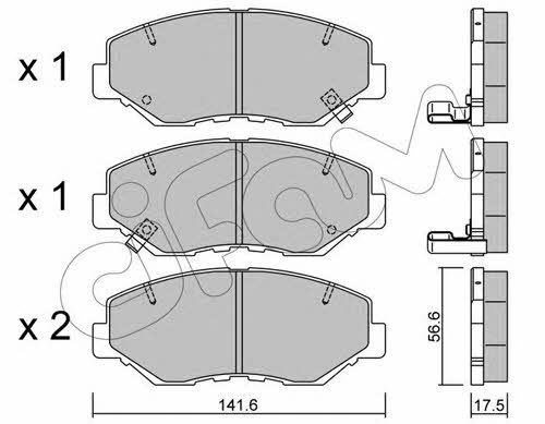 8226060 Cifam Тормозные колодки дисковые, комплект