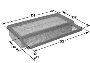 Воздушный фильтр Clean filters MA3159