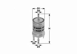 Фільтр палива Clean filters MBNA1503