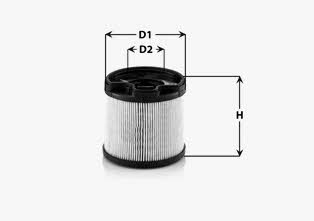 Паливний фільтр Clean filters MG 080
