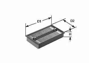 Воздушный фильтр Clean filters MA 183