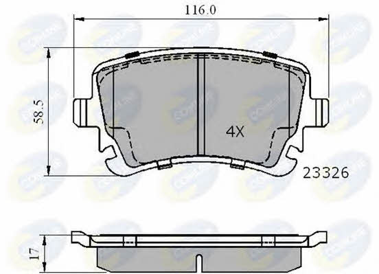 Comline CBP01313 Гальмівні колодки, комплект CBP01313: Купити в Україні - Добра ціна на EXIST.UA!