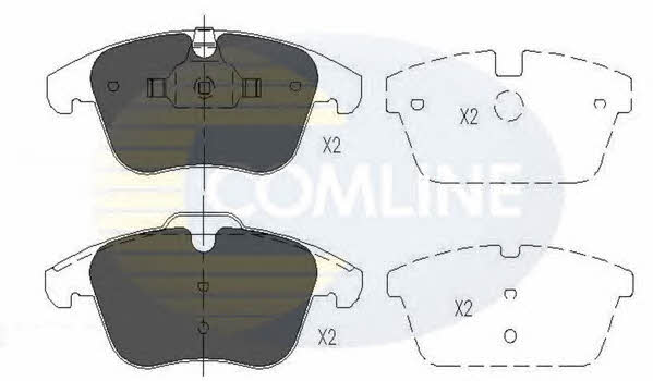 Comline CBP06036 Гальмівні колодки, комплект CBP06036: Купити в Україні - Добра ціна на EXIST.UA!