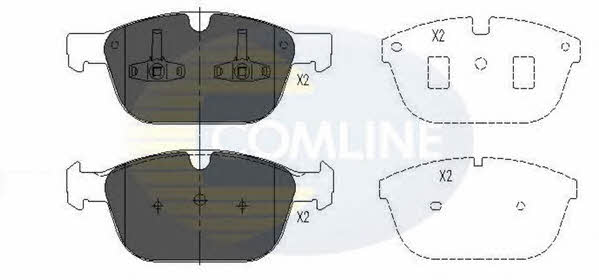 Comline CBP06069 Гальмівні колодки, комплект CBP06069: Купити в Україні - Добра ціна на EXIST.UA!