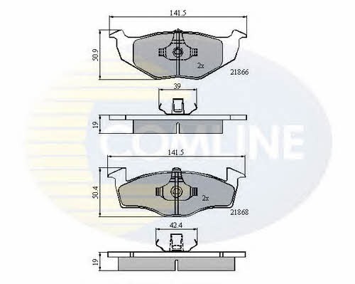 Comline CBP0706 Гальмівні колодки, комплект CBP0706: Купити в Україні - Добра ціна на EXIST.UA!