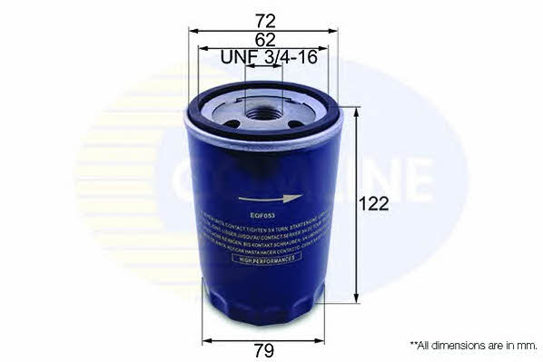 Comline EOF053 Фільтр масляний EOF053: Купити в Україні - Добра ціна на EXIST.UA!