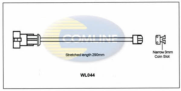 Comline WL044 Датчик зносу гальмівних колодок WL044: Купити в Україні - Добра ціна на EXIST.UA!