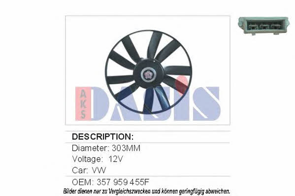 Dasis 048370N Вентилятор радіатора охолодження 048370N: Купити в Україні - Добра ціна на EXIST.UA!