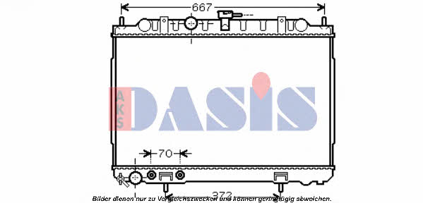 Dasis 070117N Радіатор охолодження двигуна 070117N: Купити в Україні - Добра ціна на EXIST.UA!