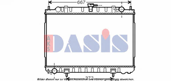 Dasis 070122N Радіатор охолодження двигуна 070122N: Купити в Україні - Добра ціна на EXIST.UA!