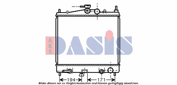 Dasis 070127N Радіатор охолодження двигуна 070127N: Приваблива ціна - Купити в Україні на EXIST.UA!