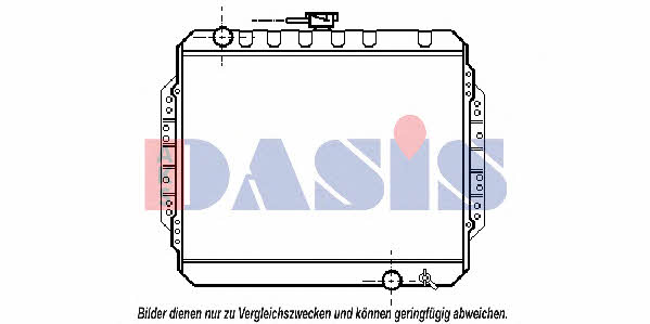 Dasis 230160N Радіатор охолодження двигуна 230160N: Купити в Україні - Добра ціна на EXIST.UA!
