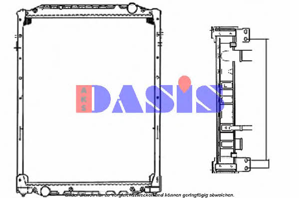 460390N Dasis Радіатор охолодження двигуна