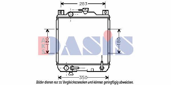 Dasis 320200N Радіатор охолодження двигуна 320200N: Купити в Україні - Добра ціна на EXIST.UA!