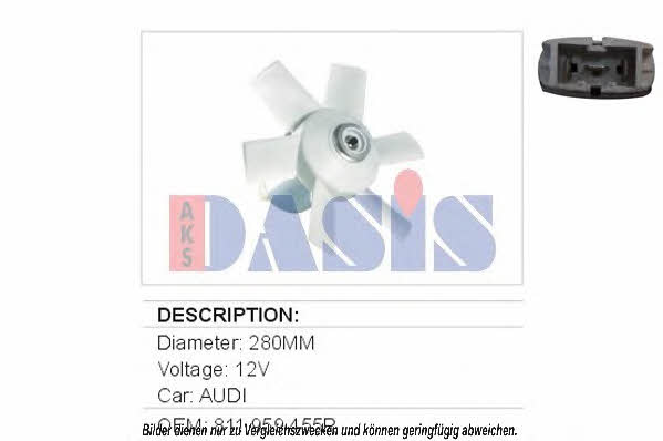 Dasis 488020N Вентилятор радіатора охолодження 488020N: Приваблива ціна - Купити в Україні на EXIST.UA!