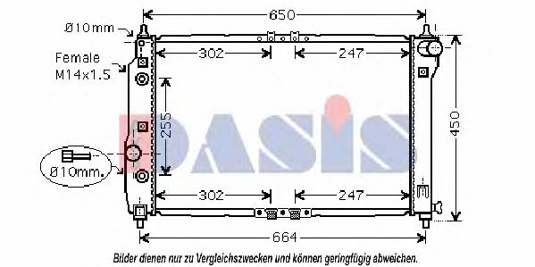 Dasis 510067N Радіатор охолодження двигуна 510067N: Купити в Україні - Добра ціна на EXIST.UA!