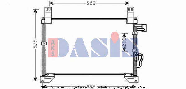 Dasis 512033N Радіатор кондиціонера (Конденсатор) 512033N: Купити в Україні - Добра ціна на EXIST.UA!