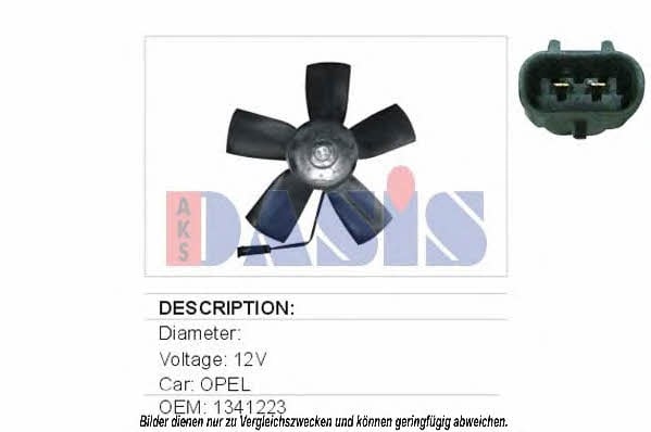 Dasis 158460N Вентилятор радіатора охолодження 158460N: Купити в Україні - Добра ціна на EXIST.UA!