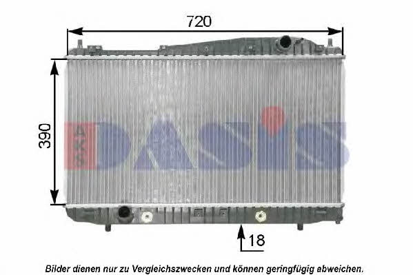 Dasis 520084N Радіатор охолодження двигуна 520084N: Купити в Україні - Добра ціна на EXIST.UA!