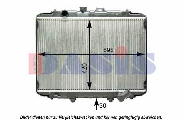 Dasis 560029N Радіатор охолодження двигуна 560029N: Купити в Україні - Добра ціна на EXIST.UA!