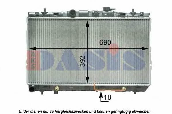 Dasis 560051N Радіатор охолодження двигуна 560051N: Купити в Україні - Добра ціна на EXIST.UA!