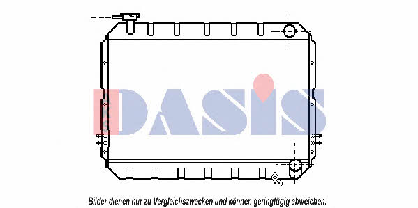 Dasis 213370N Радіатор охолодження двигуна 213370N: Купити в Україні - Добра ціна на EXIST.UA!