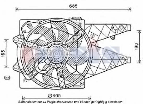 Dasis 088099N Вентилятор радіатора охолодження 088099N: Купити в Україні - Добра ціна на EXIST.UA!