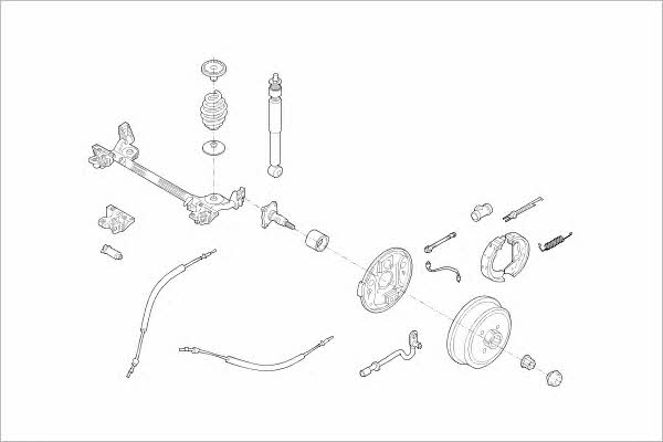 RENA14577R Delphi Подвеска колеса