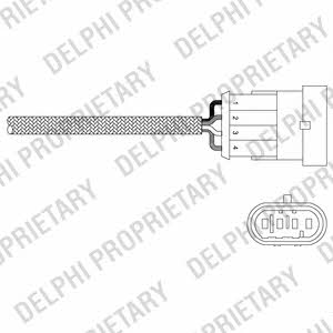 Delphi ES20344-12B1 Датчик кисневий / Лямбда-зонд ES2034412B1: Купити в Україні - Добра ціна на EXIST.UA!