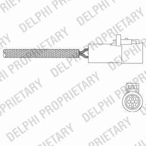 Delphi ES20349-12B1 Датчик кисневий / Лямбда-зонд ES2034912B1: Купити в Україні - Добра ціна на EXIST.UA!
