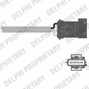 Delphi ES11009-12B1 Датчик кисневий / Лямбда-зонд ES1100912B1: Купити в Україні - Добра ціна на EXIST.UA!