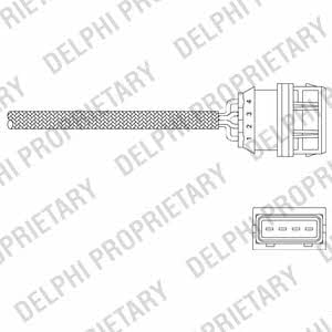 Delphi ES11036-12B1 Датчик кисневий / Лямбда-зонд ES1103612B1: Купити в Україні - Добра ціна на EXIST.UA!