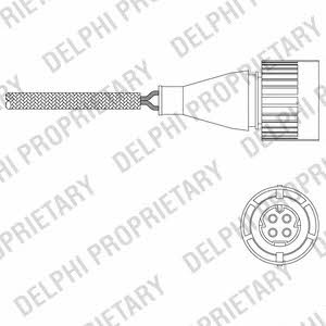 Delphi ES11047-12B1 Датчик кисневий / Лямбда-зонд ES1104712B1: Купити в Україні - Добра ціна на EXIST.UA!