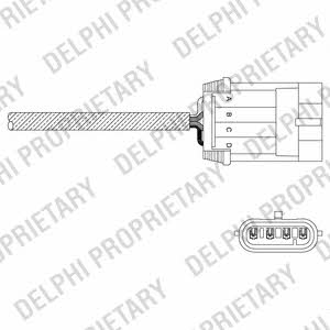 Delphi ES11052-12B1 Датчик кисневий / Лямбда-зонд ES1105212B1: Купити в Україні - Добра ціна на EXIST.UA!