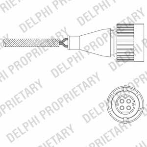 Delphi ES11057-12B1 Датчик кисневий / Лямбда-зонд ES1105712B1: Купити в Україні - Добра ціна на EXIST.UA!