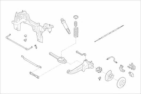 FORD17613R Delphi Подвеска колеса