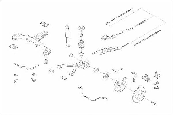 FORD04715R Delphi Подвеска колеса