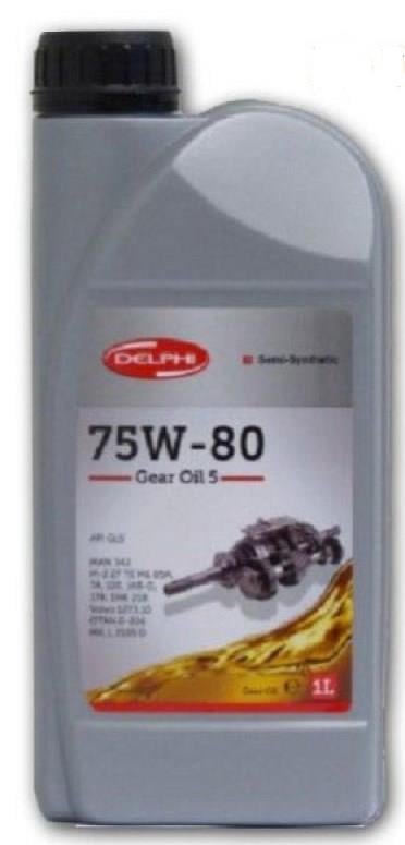Delphi 28344397 Олива трансміссійна Delphi Gear Oil 5 75W-80, 1л 28344397: Приваблива ціна - Купити в Україні на EXIST.UA!