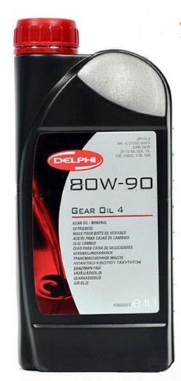Delphi 93892551 Олива трансміссійна Delphi Gear Oil 4 80W-90, 1л 93892551: Приваблива ціна - Купити в Україні на EXIST.UA!