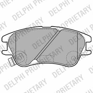 Delphi LP2062 Тормозные колодки дисковые, комплект LP2062: Отличная цена - Купить в Украине на EXIST.UA! LP2062 Delphi Тормозные колодки дисковые, комплект