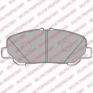 LP2119 Delphi Тормозные колодки дисковые, комплект